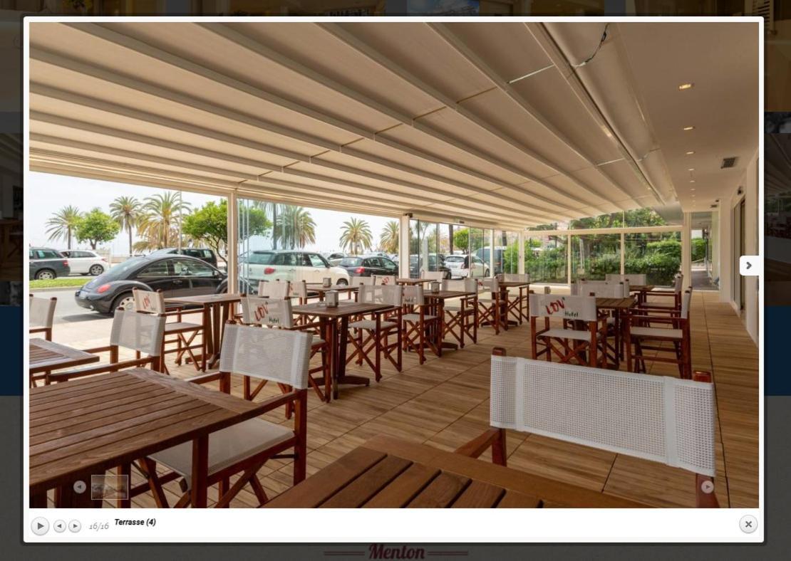 La Dolce Vita Hotel 芒通 外观 照片